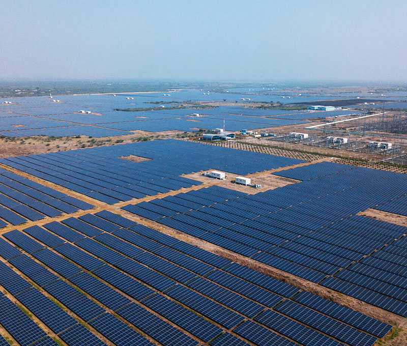 India, 2021
Kamuthi Solar Power Plant   779 MWp Capacity – one of the world’s largest single location solar power, fully operational.