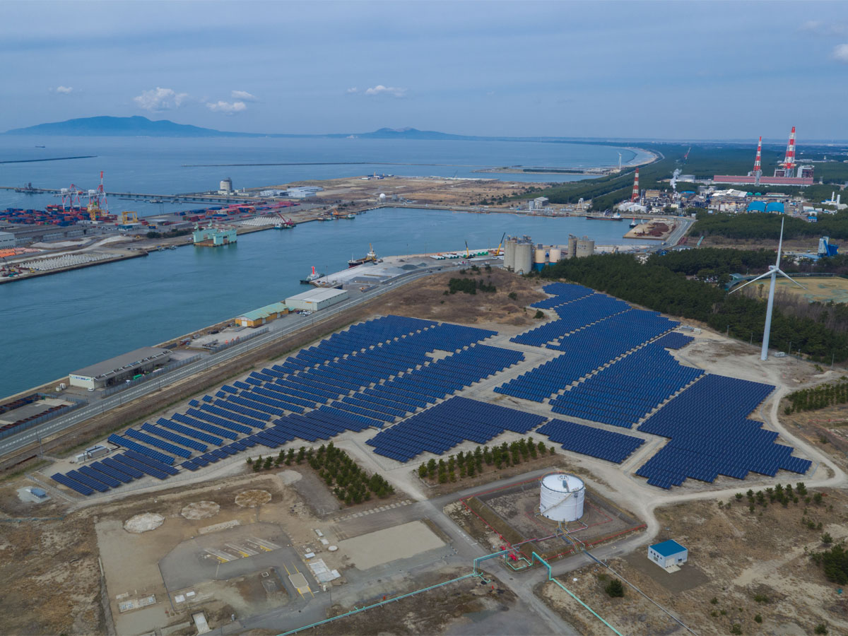 Akita, Japan  Akita Mega Solar Power Plant6.3 MWp Commercial operation date: October 2014