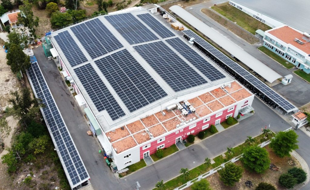 site of PREMO Vietnam where the solar rooftop is installed by TotalEnergies